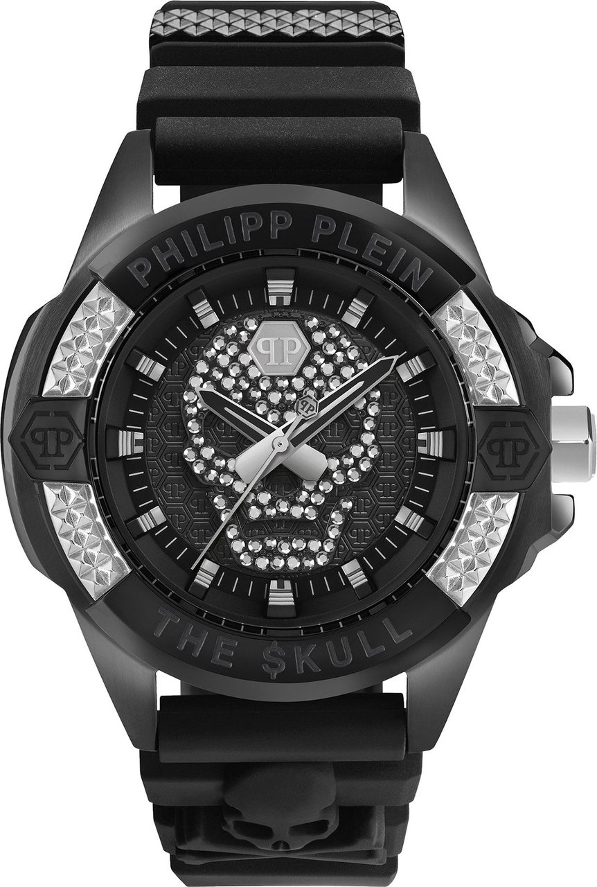 Philipp Plein PWAAA1421 The $kull horloge 44 mm Zwart