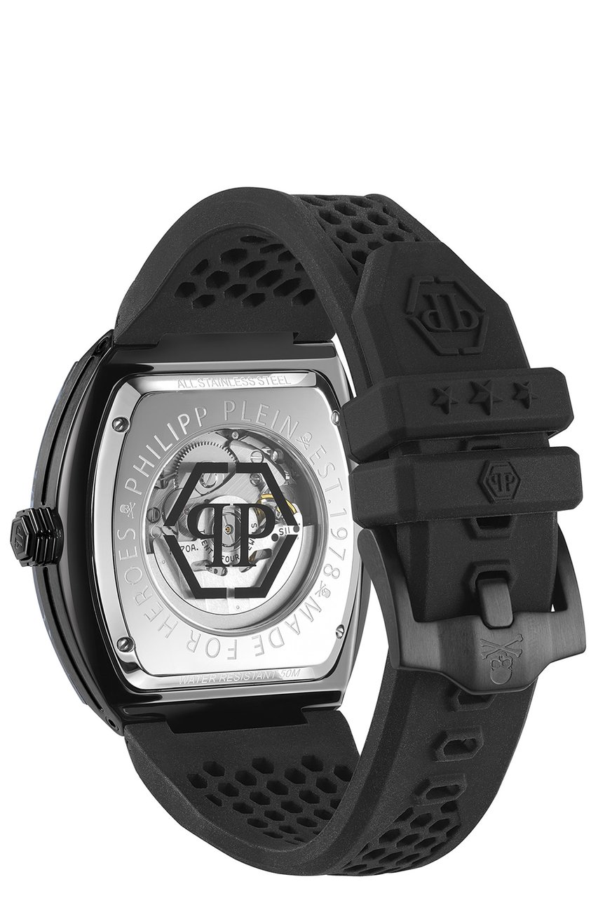 Philipp Plein PWBAA0221 The Skeleton horloge 44 mm Zwart
