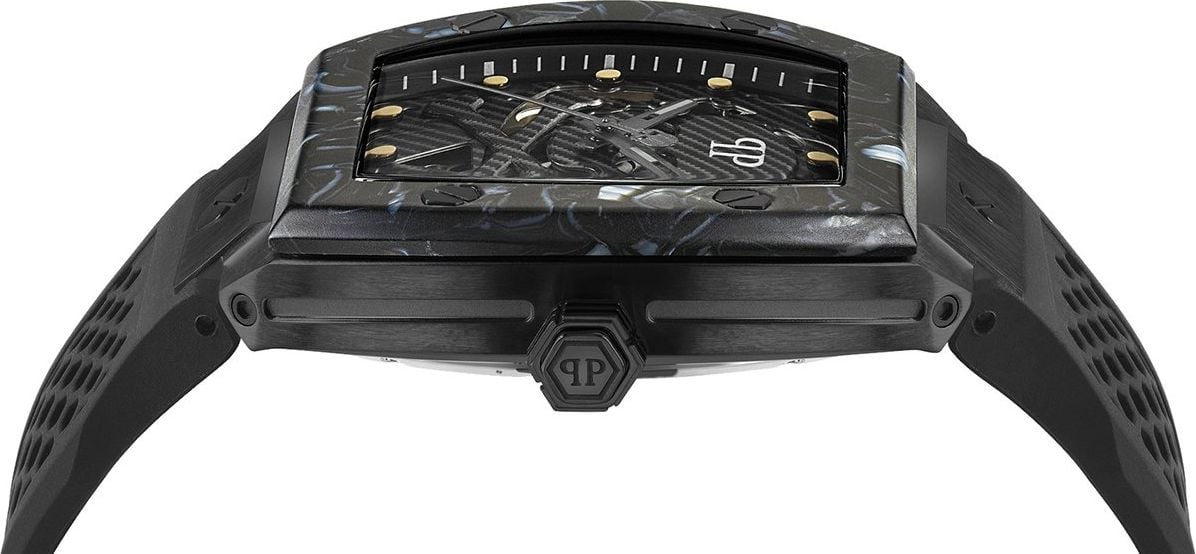 Philipp Plein PWBAA0221 The $keleton horloge 44 mm Zwart