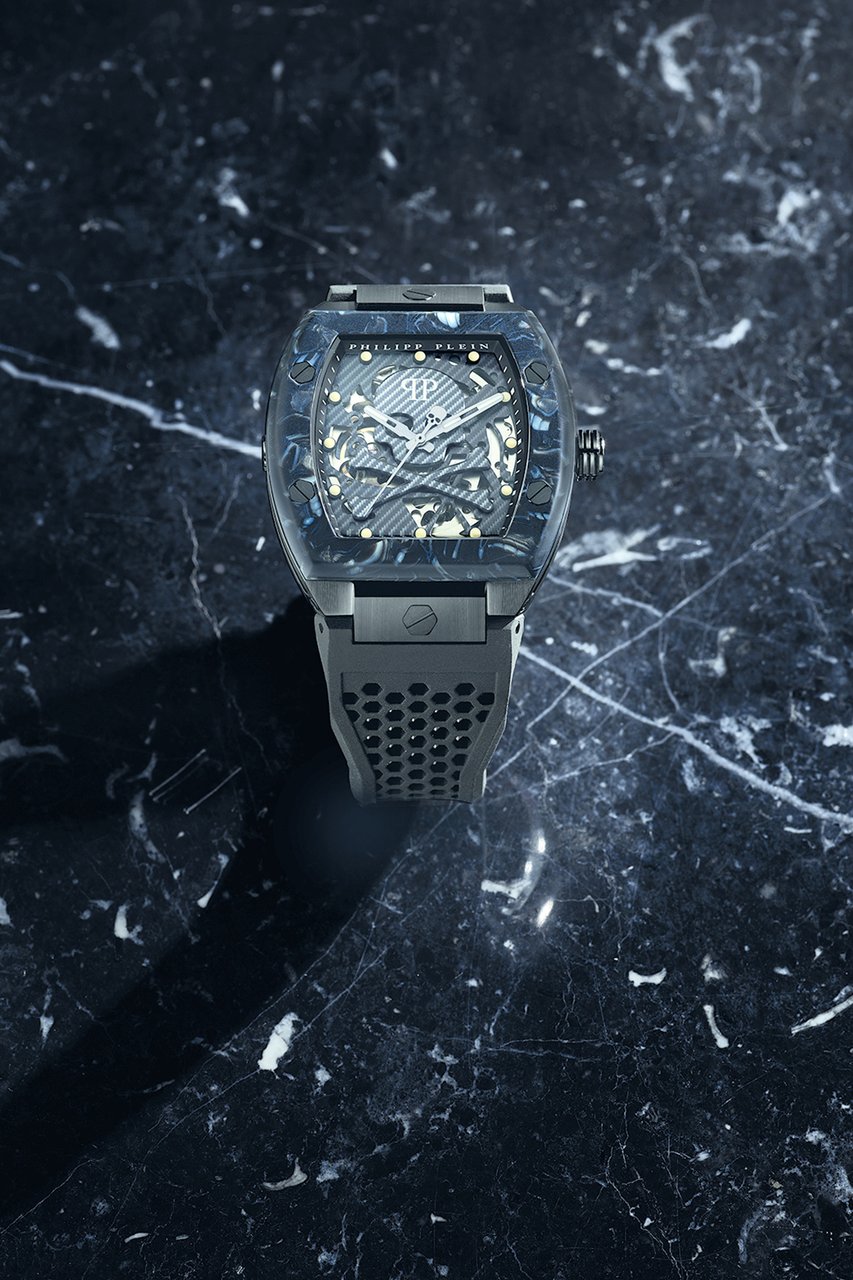 Philipp Plein PWBAA0221 The Skeleton horloge 44 mm Zwart