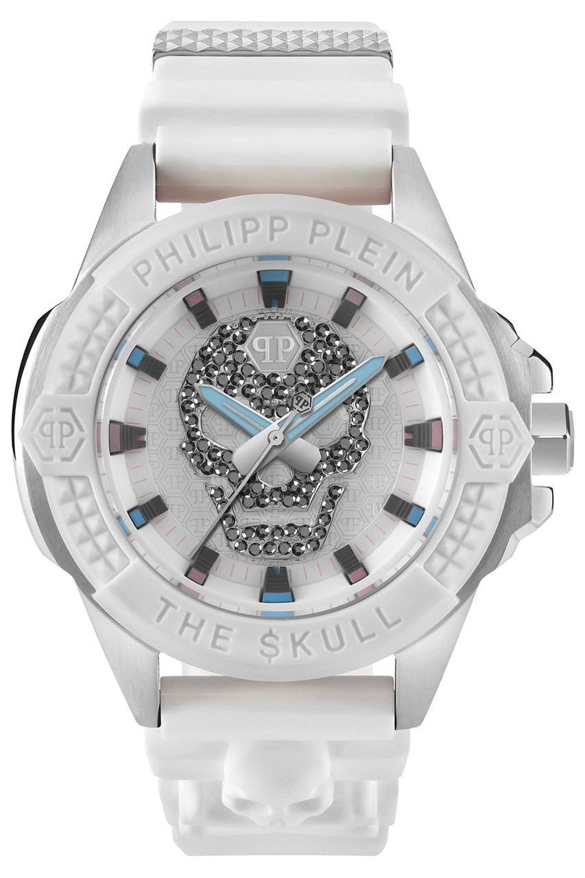 Philipp Plein PWAAA1521 The $kull horloge 44 mm Wit