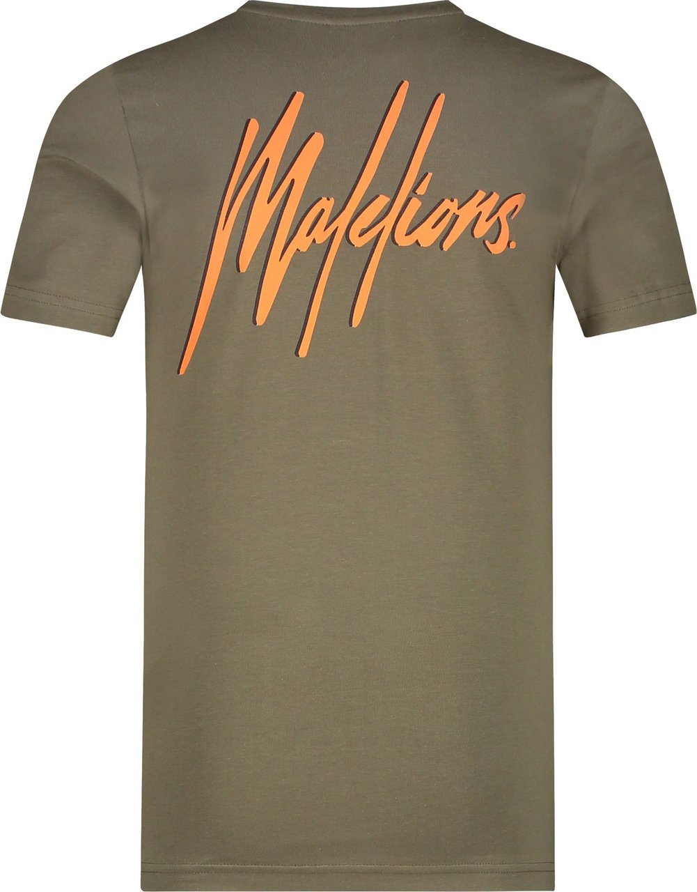 Malelions Junior Double Signature T-Shirt Groen