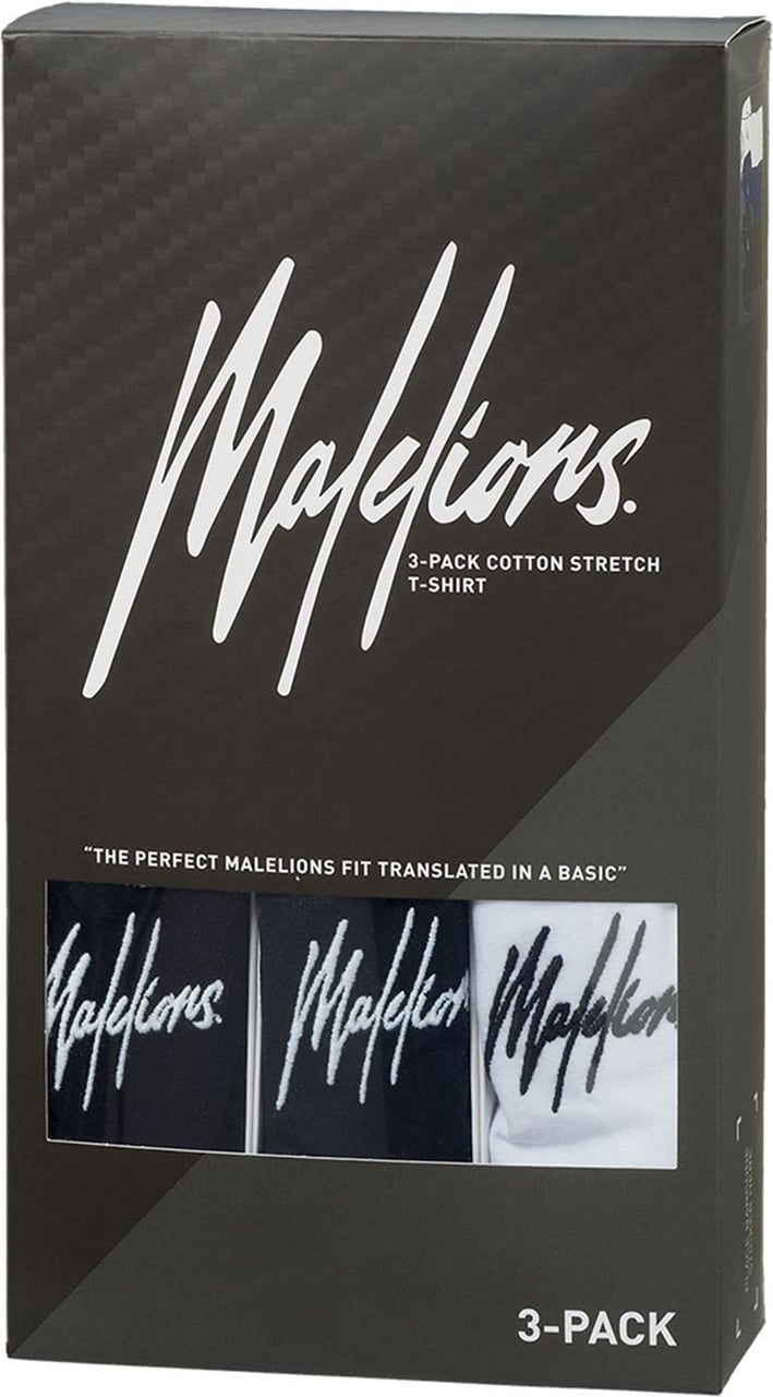 Malelions Small Signature 3-Pack Zwart