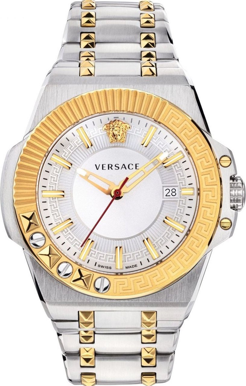 Versace VEDY00519 Chain Reaction heren horloge 45 mm Wit