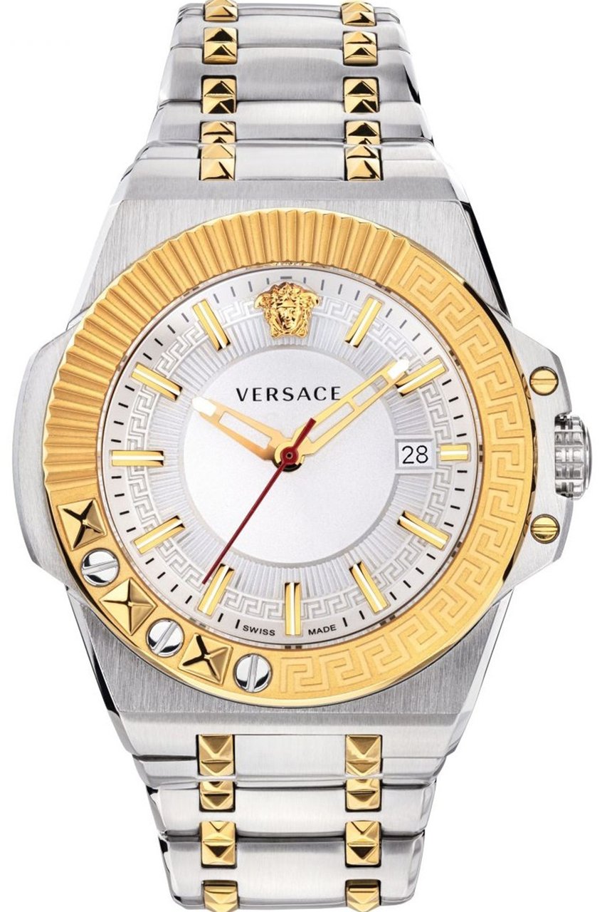 Versace VEDY00519 Chain Reaction heren horloge 45 mm Wit