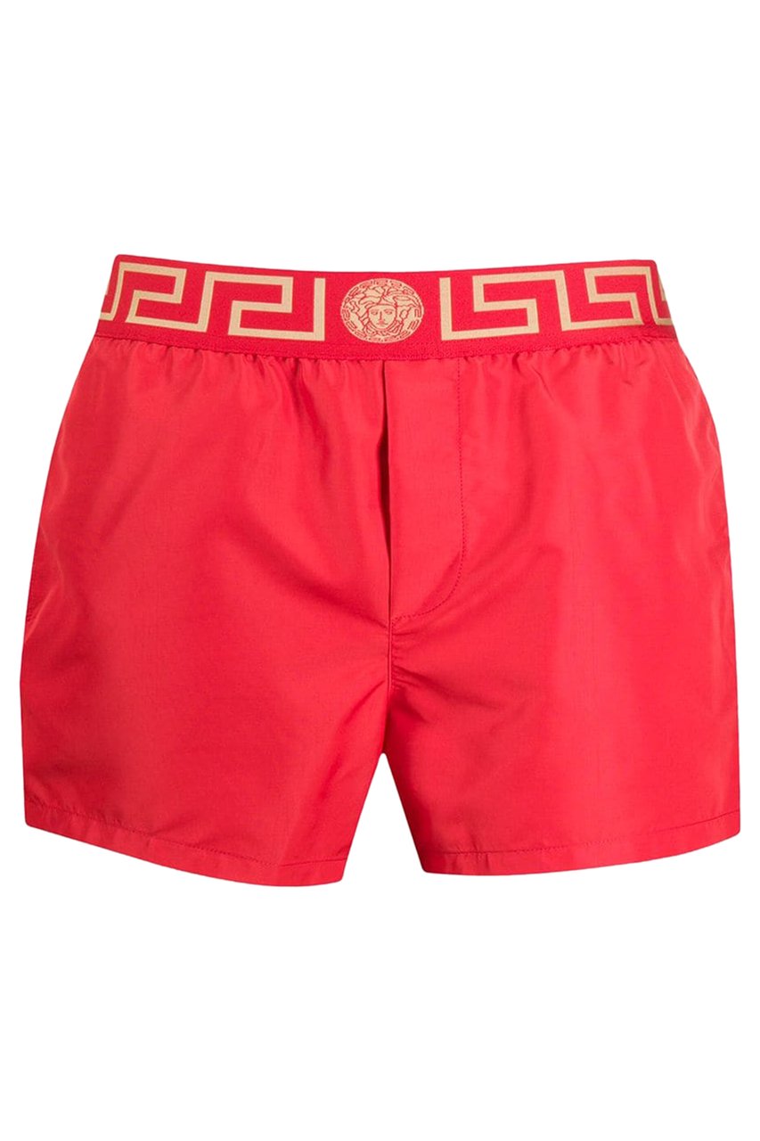 Versace Greca Key swim shorts Roze