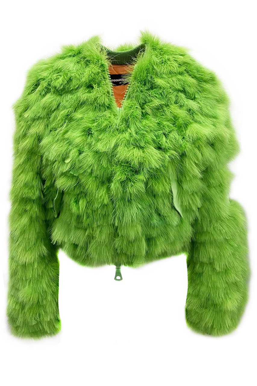 Dsquared2 Dsquared2 Feathers Bomber Jacket Groen