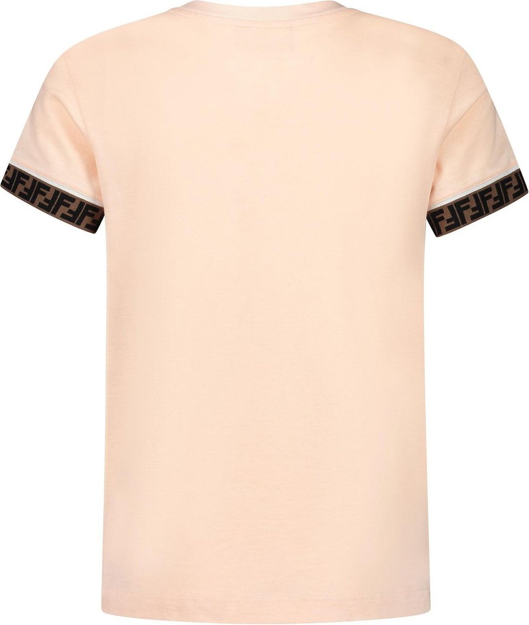 Fendi T-shirt Unisex Jersey Tinto Roze