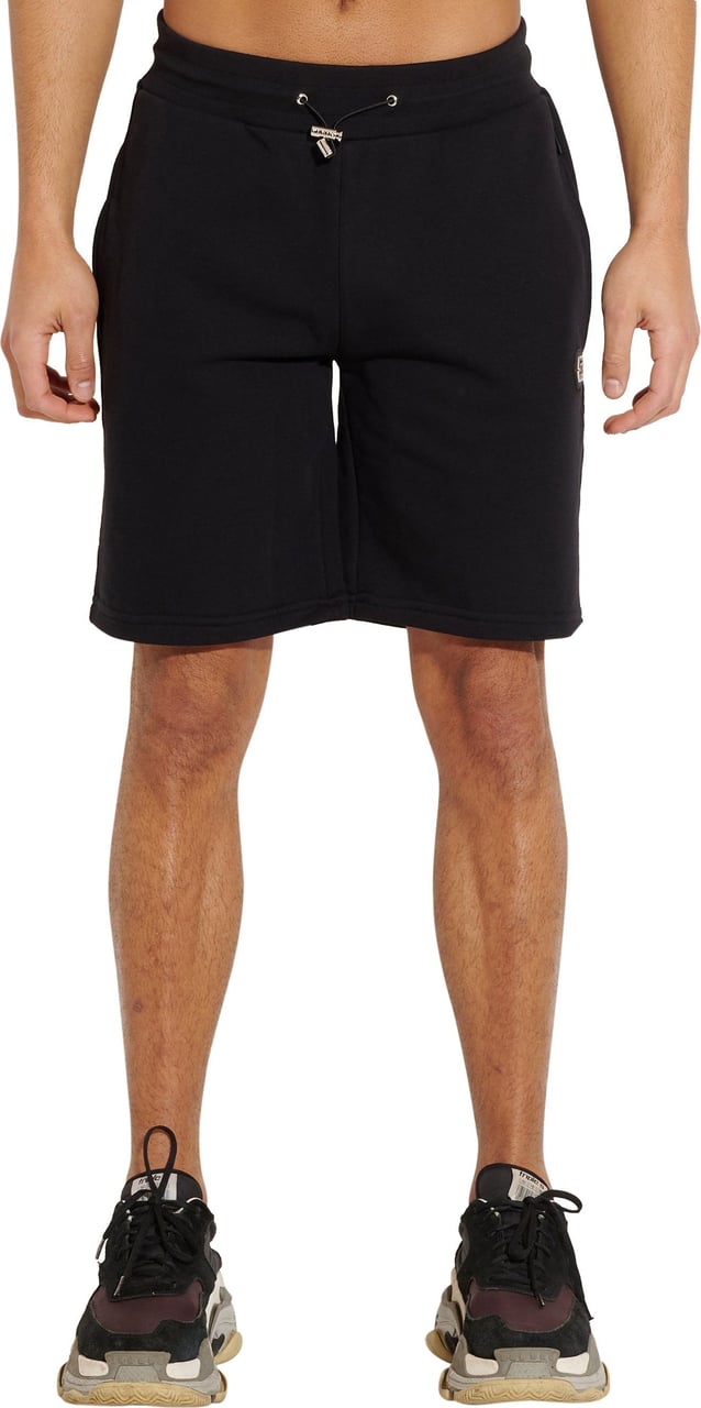 Philipp Plein jogging shorts iconic plein black Blauw