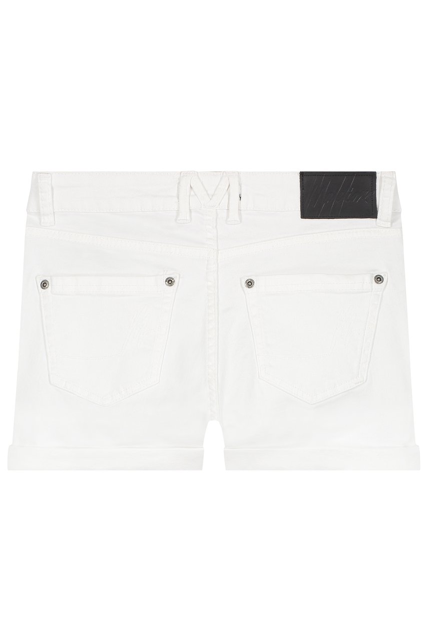 Malelions Women Zoey Denim Short - White Wit