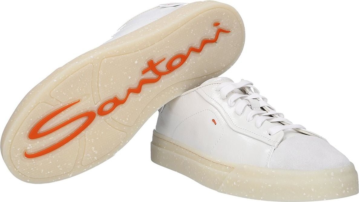 Santoni Sneakers White Rethink Wit