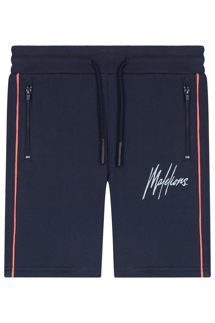 Malelions Junior Thies Short -Navy/Light Blue Blauw