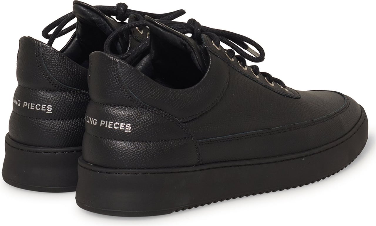 Filling Pieces Low top ripple all black Zwart