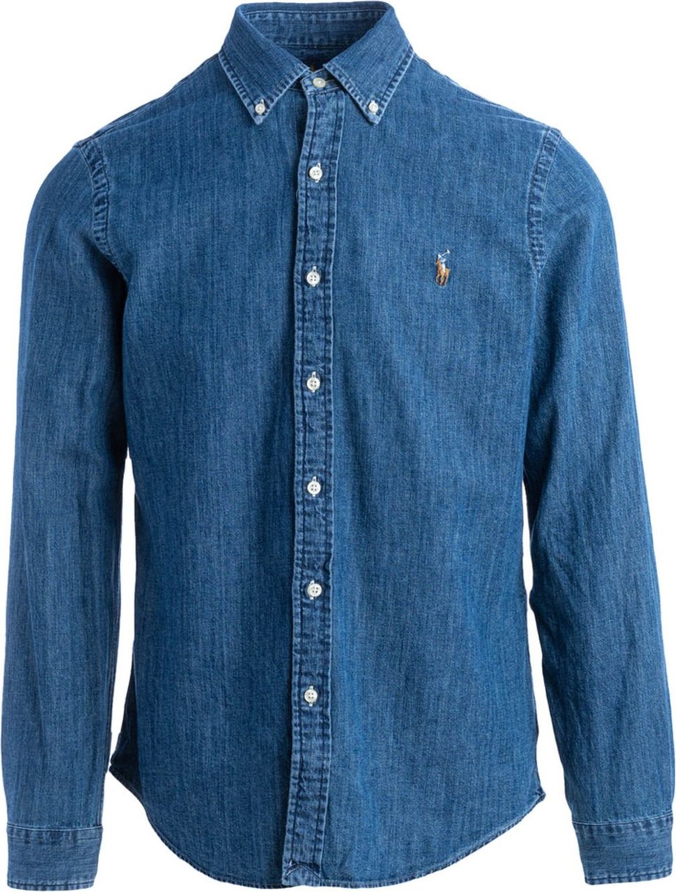 Ralph Lauren Shirts Denim Blue Blauw