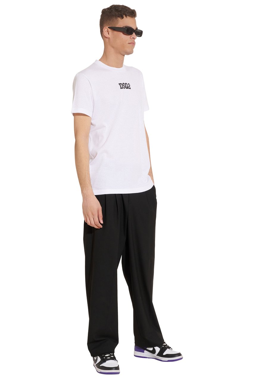 Dsquared2 Dsq2 tee white Wit