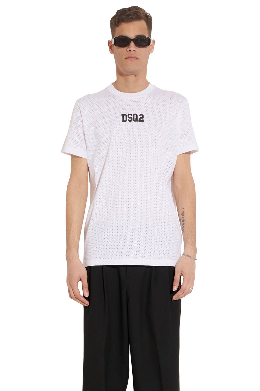 Dsquared2 Dsq2 tee white Wit