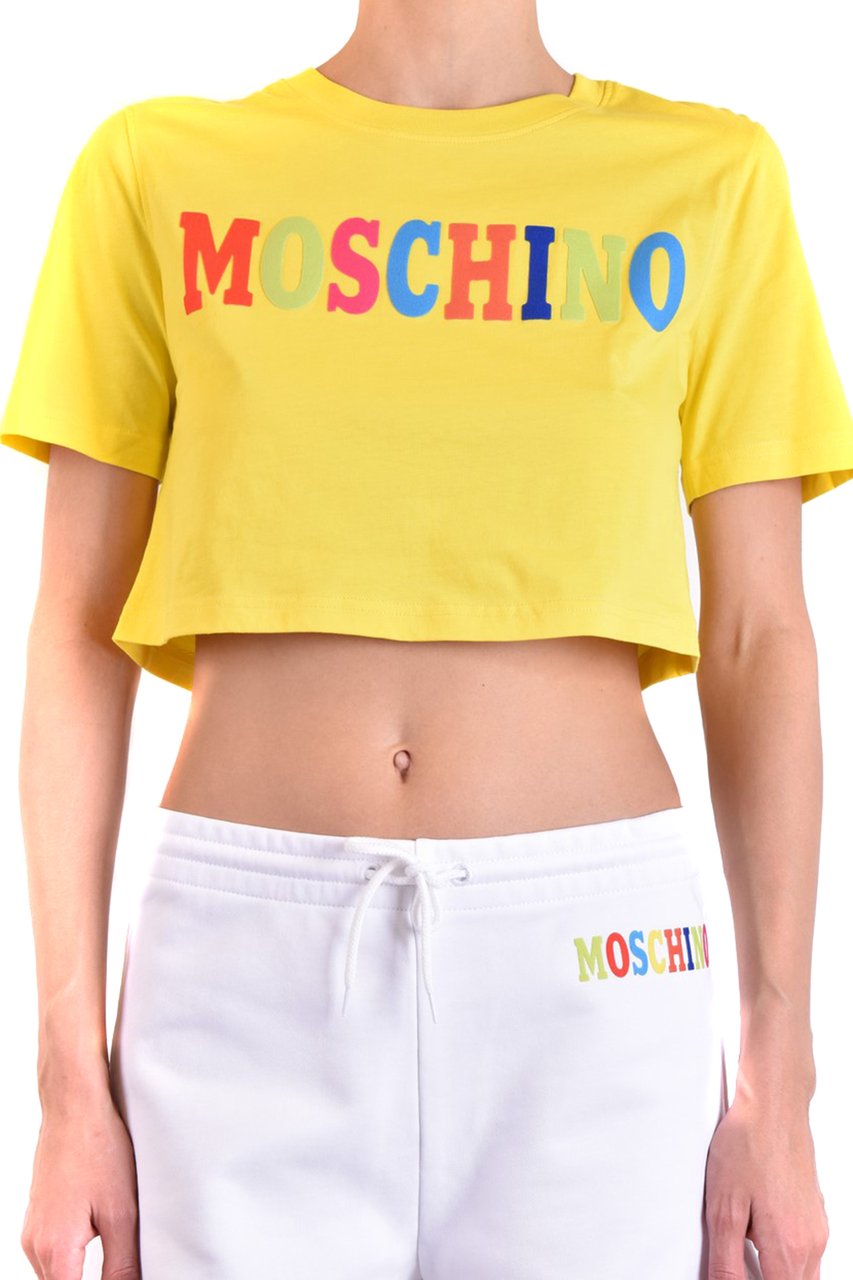 Moschino T-shirts Yellow Geel