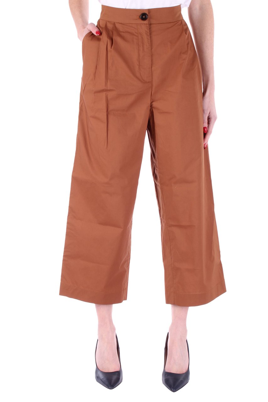 Woolrich Trousers Brown Bruin