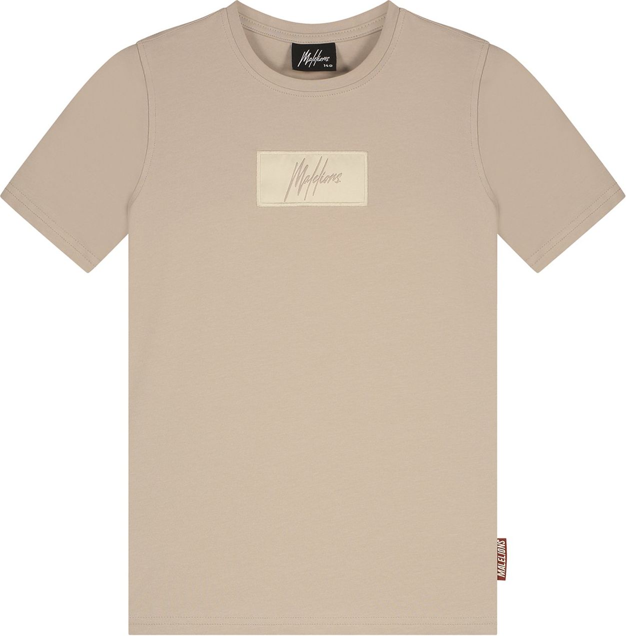 Malelions Junior Jerra T-Shirt - Taupe Taupe