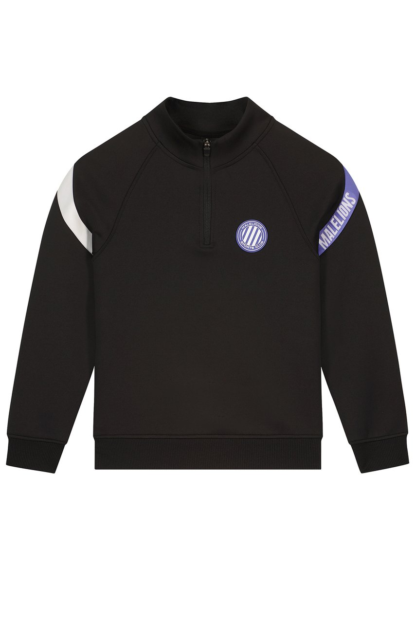Malelions Sport Pre-Match Quarterzip - Black Zwart