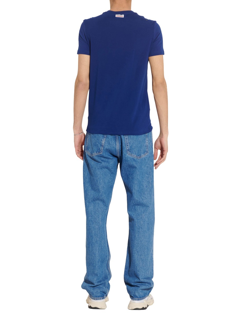 Dsquared2 Round Neck T-shirt blauw Blauw