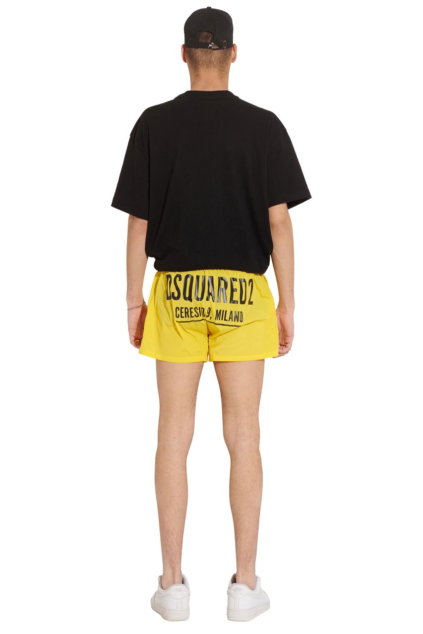 Dsquared2 Zwembroeken yellow Geel
