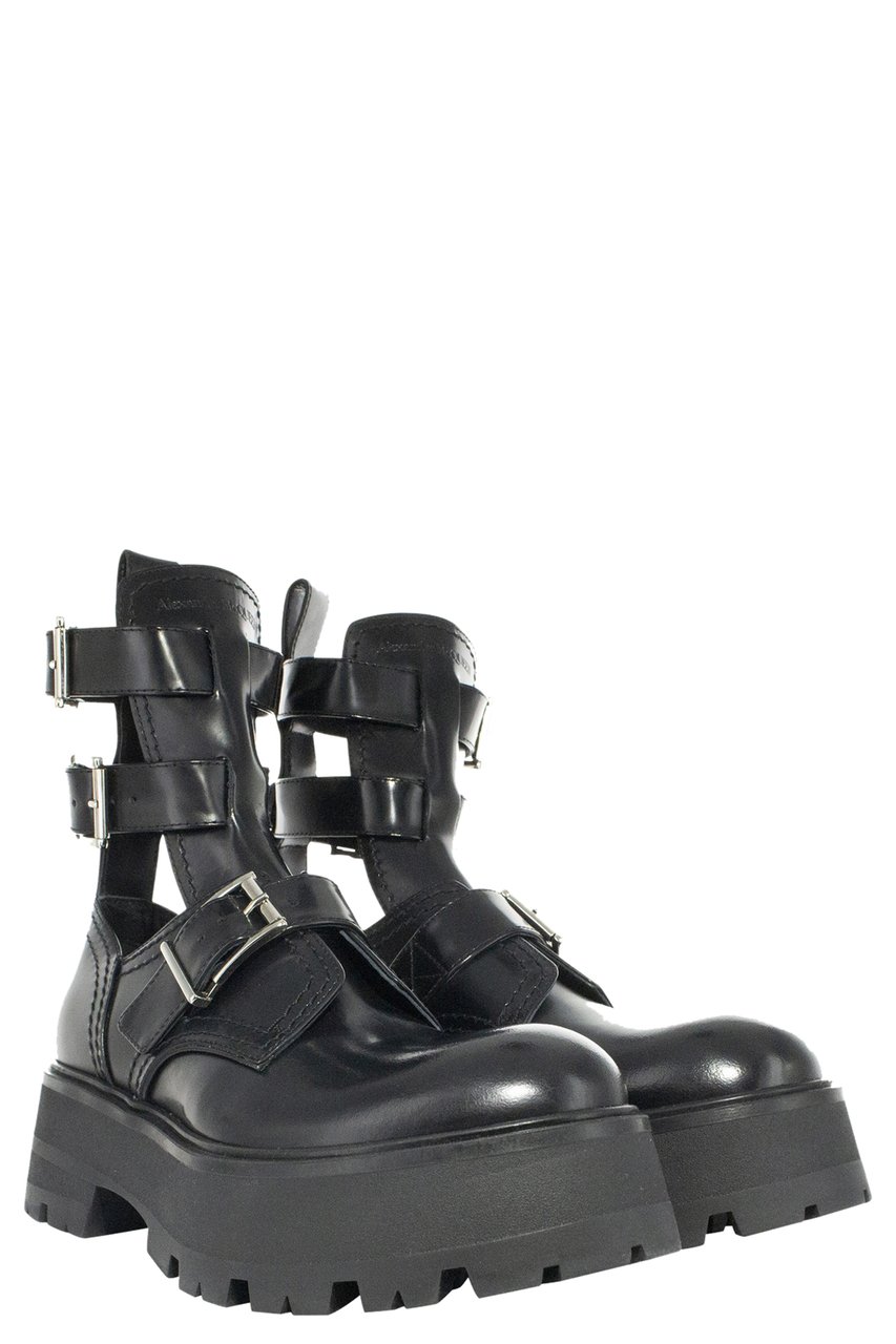 Alexander McQueen RAVE BOOTS Zwart