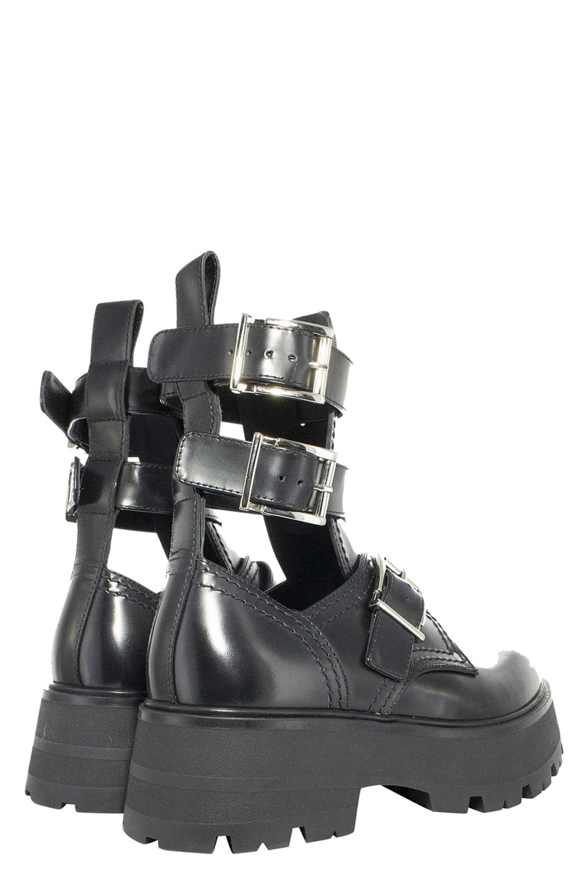 Alexander McQueen RAVE BOOTS Zwart