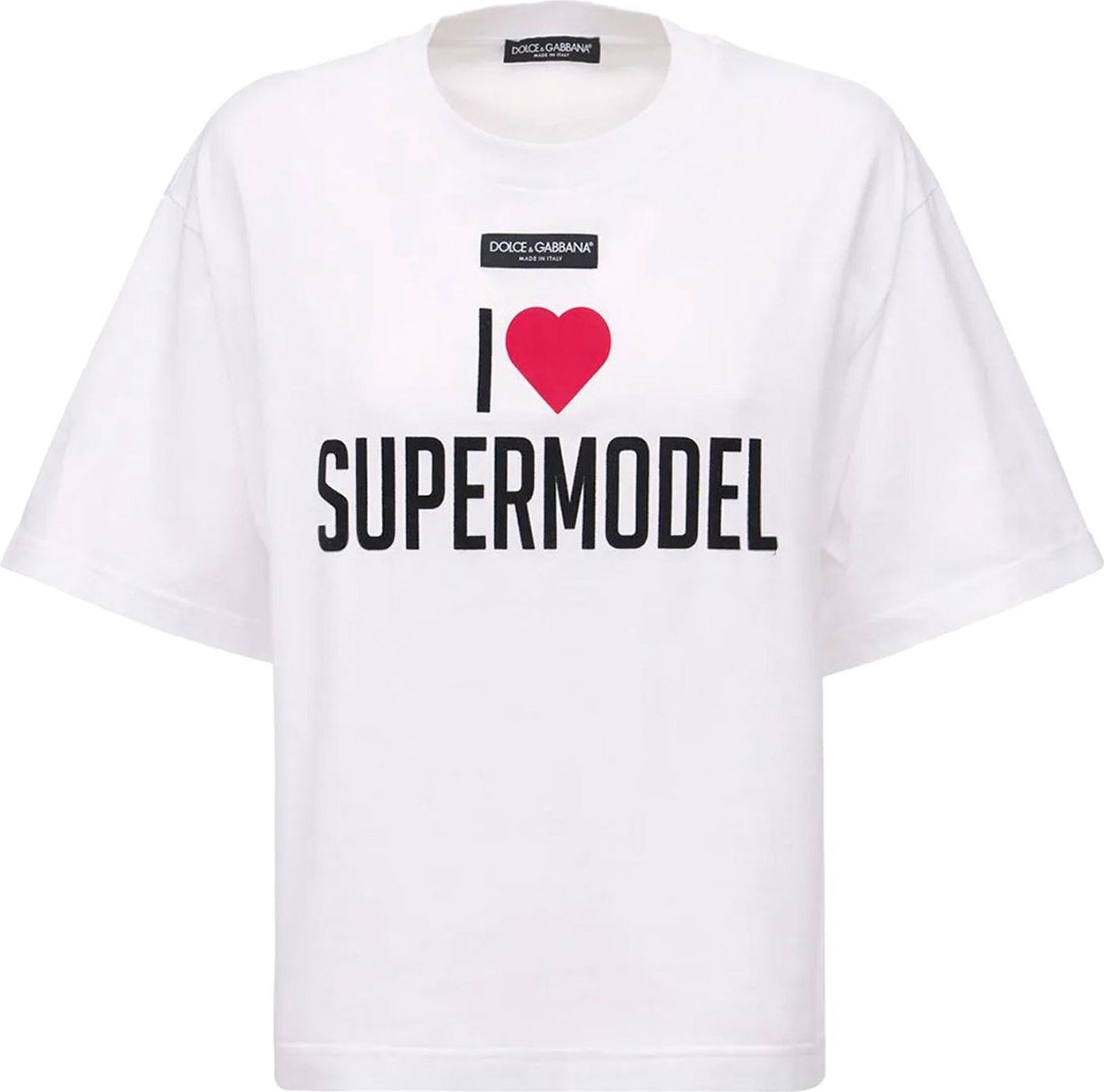 Dolce & Gabbana Dolce & Gabbana Supermodel T-Shirt Wit