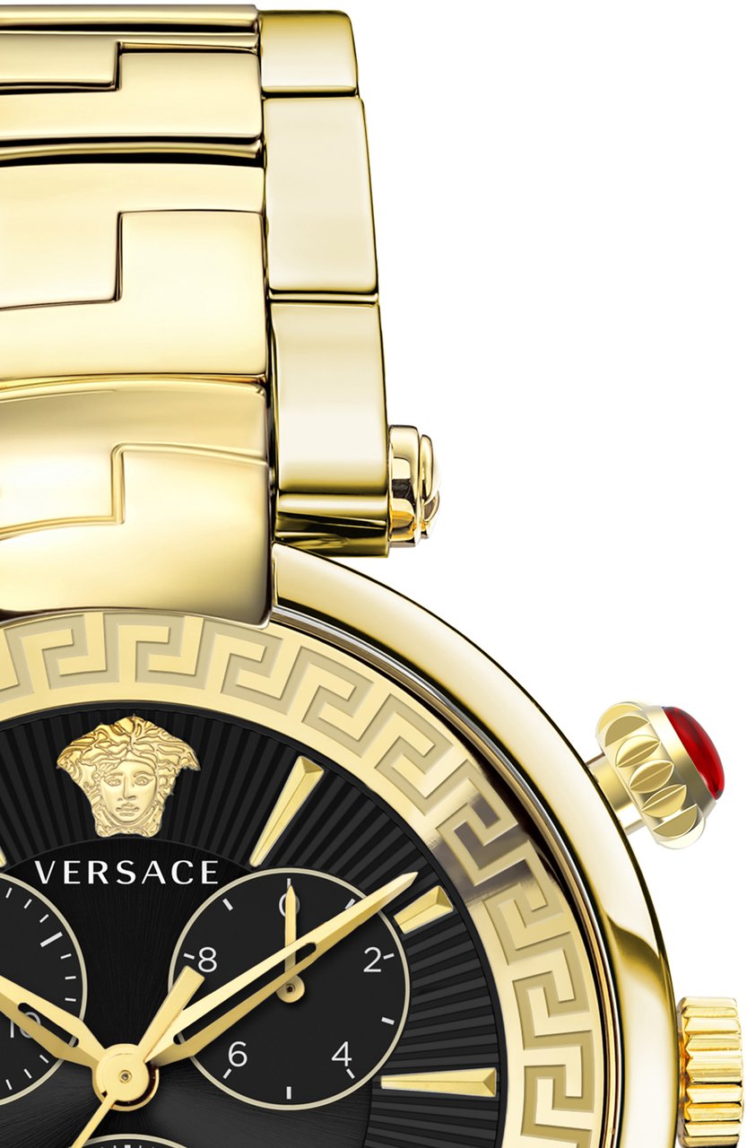 Versace VE2M00621 Revive heren horloge 41 mm Zwart