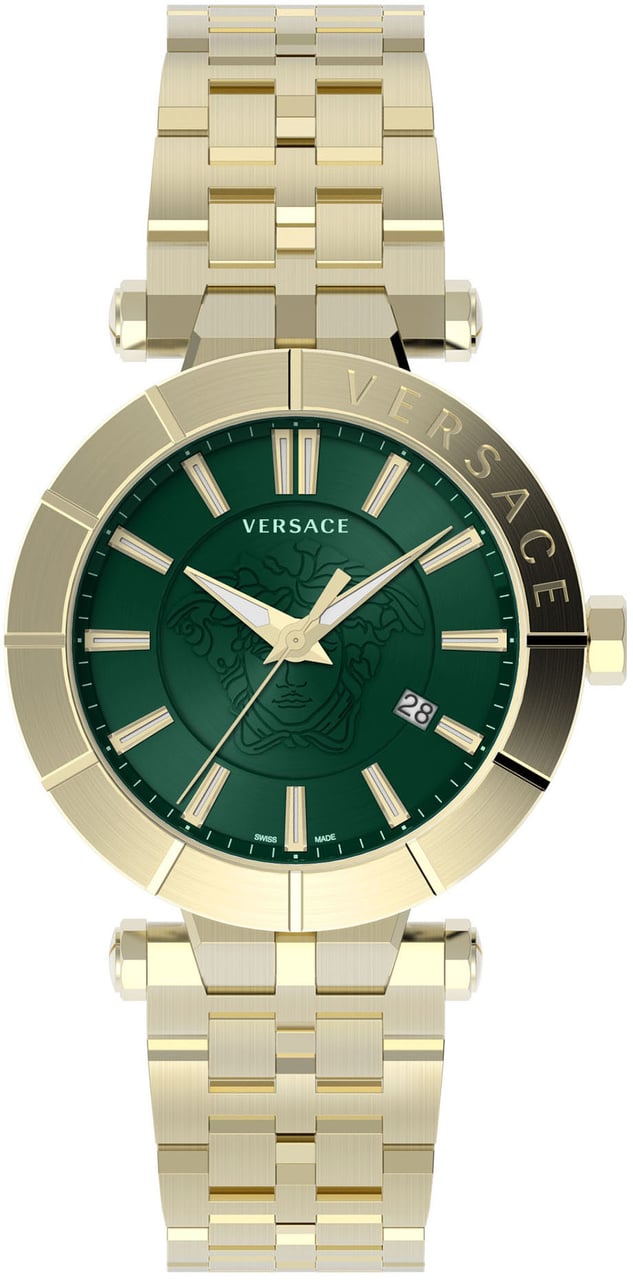 Versace VE2B00621 V-Race heren horloge 43 mm Groen