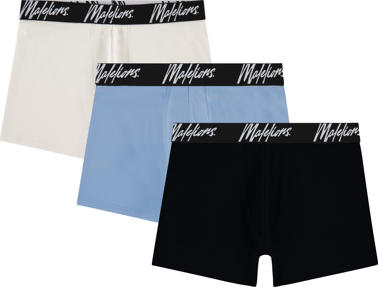 Malelions Men Boxer 3-Pack - Vista Blue Blauw