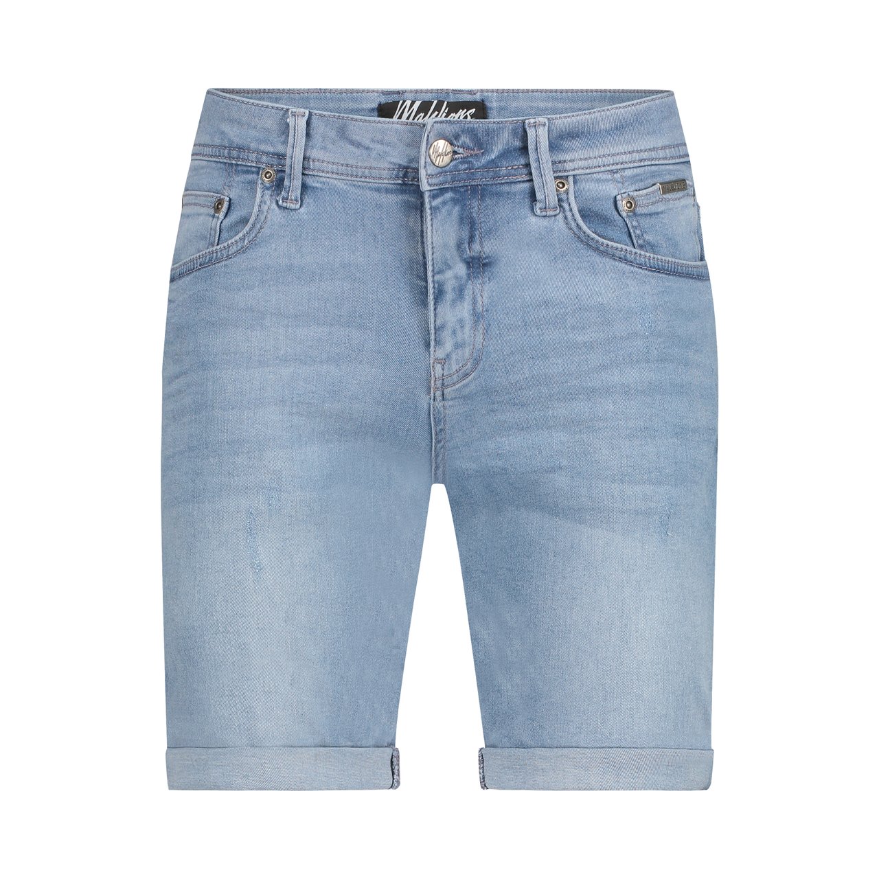 Malelions Noxx Denim Short - Light Blue Blauw