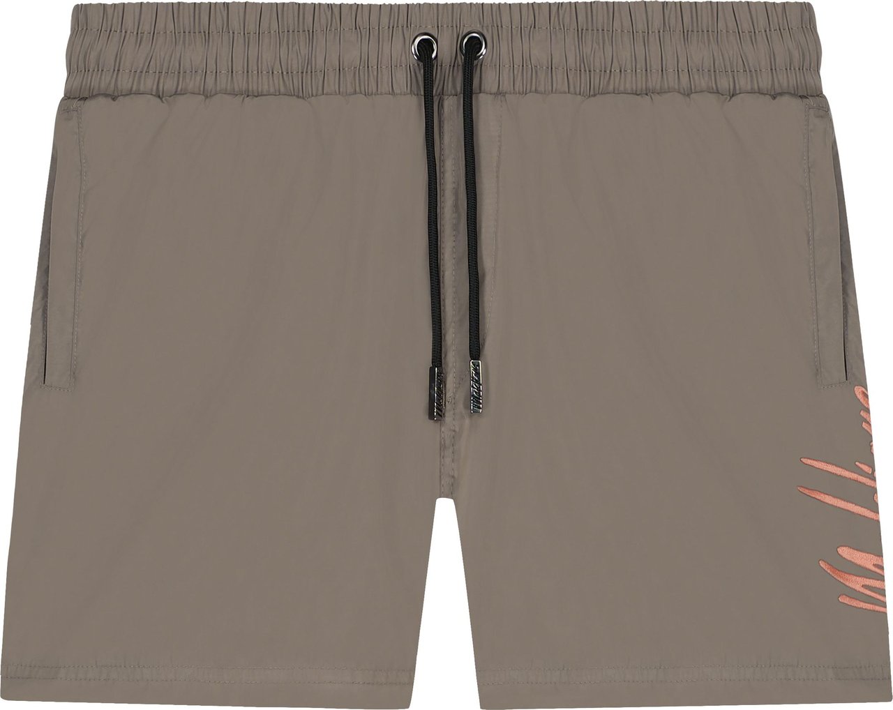 Malelions Signature Swimshort - Taupe/Peach Taupe