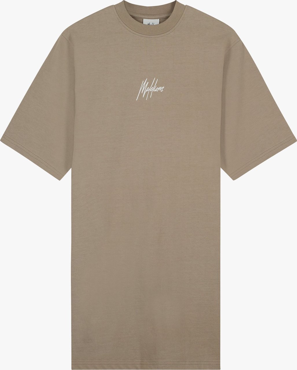 Malelions Harper T-Shirt Dress - Taupe Taupe