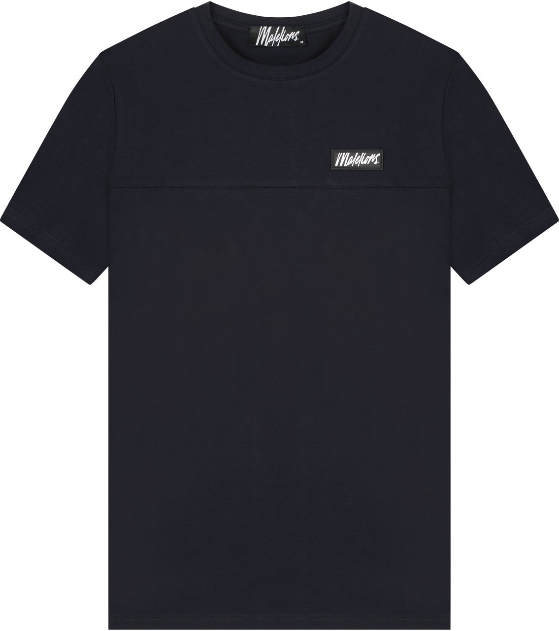 Malelions Sew T-Shirt - Dark Navy Blauw