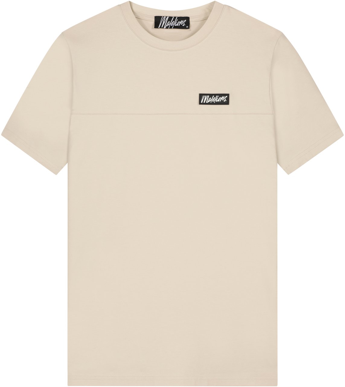 Malelions Sew T-Shirt- Beige Beige