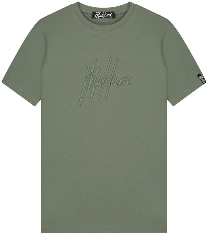 Malelions Essentials T-Shirt - Dark Sage Groen