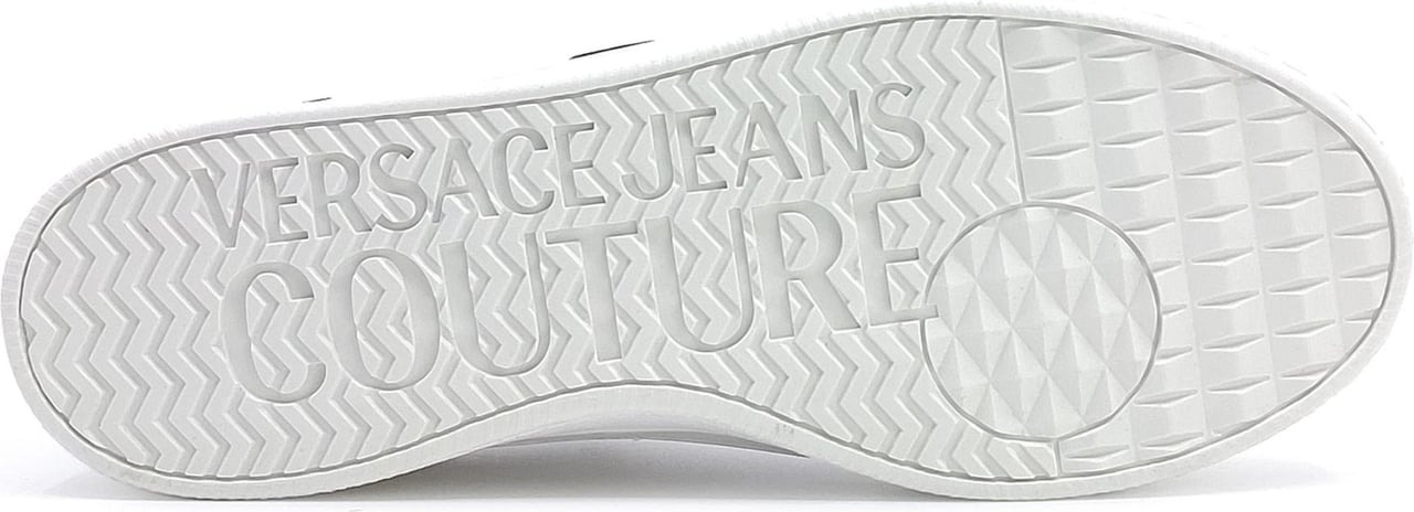 Versace Jeans Couture White Man Sneakers Wit