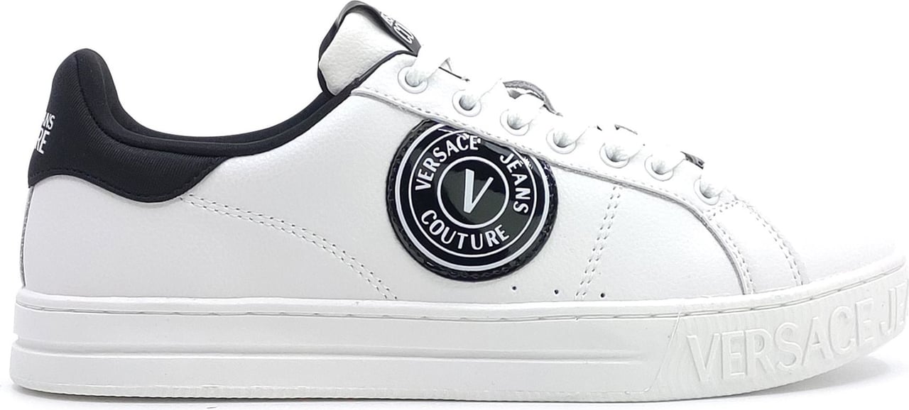 Versace Jeans Couture White Man Sneakers Wit