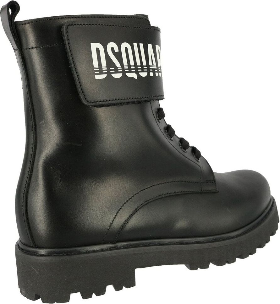 Dsquared2 Boots Zwart Met Logoband Zwart