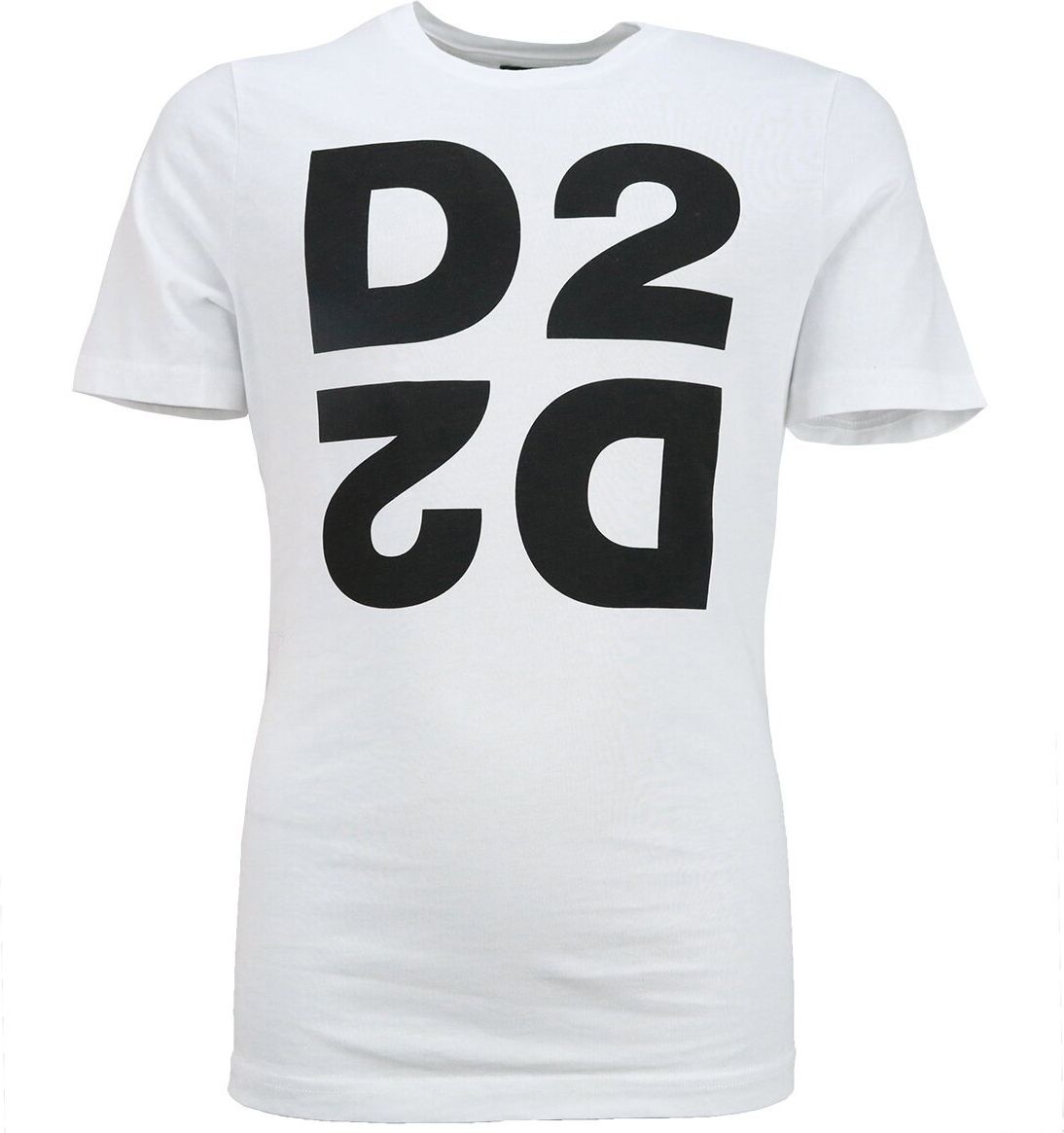 Dsquared2 Shirt Wit D2-2D Wit