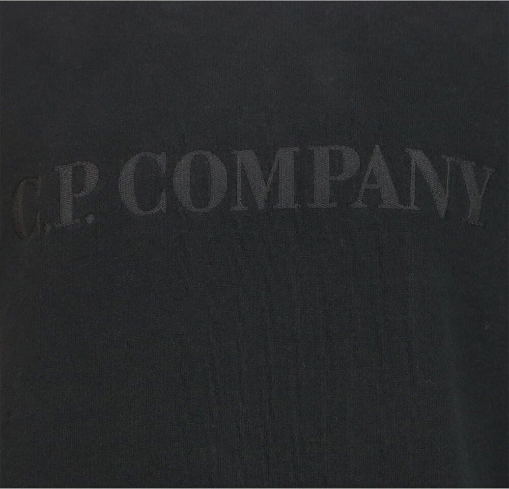 CP Company Sweatshirt Logo tst Crew zwart Zwart