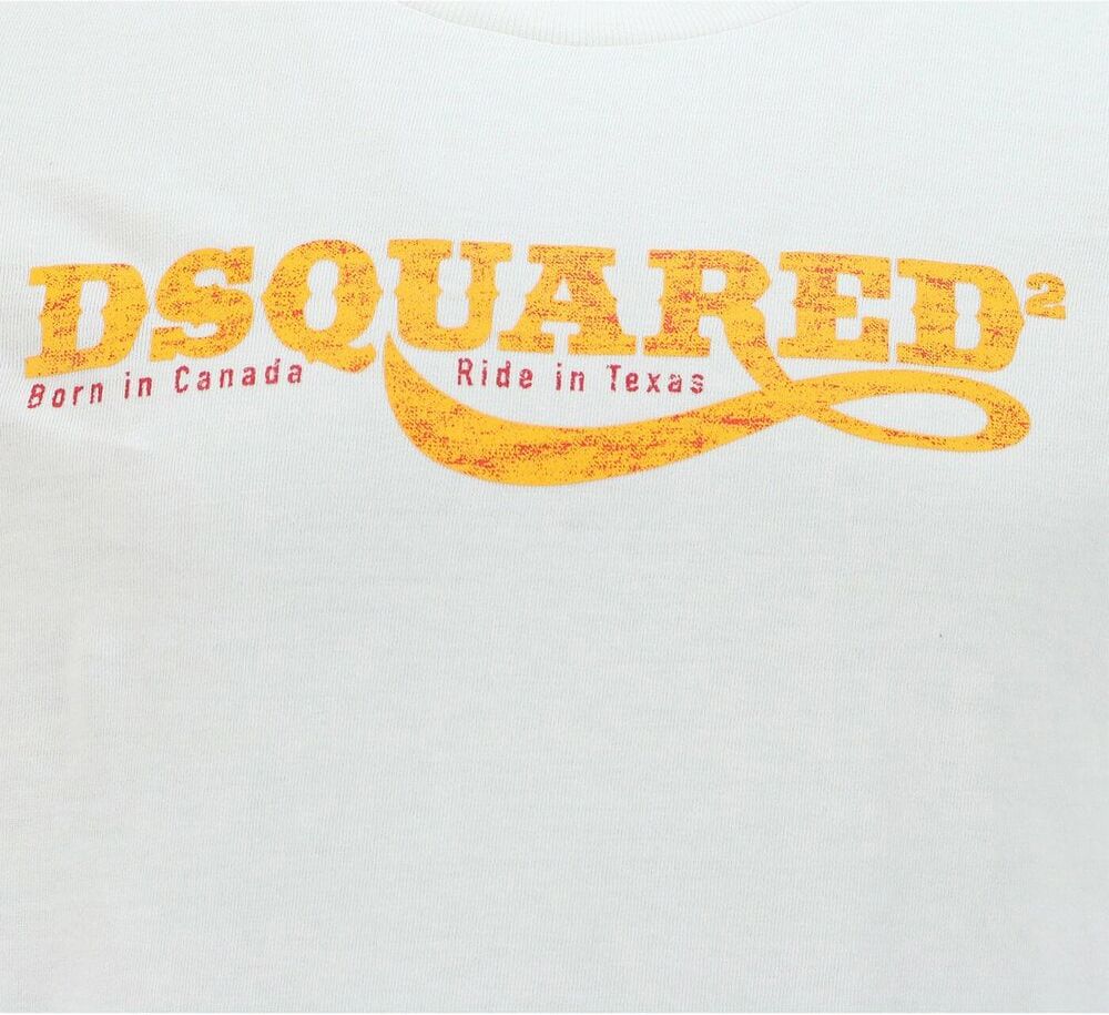 Dsquared2 Shirt Wit Texas Wit