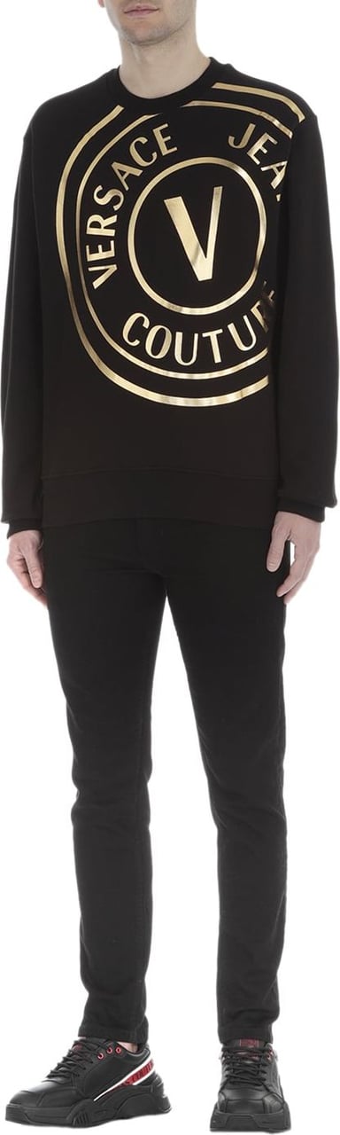 Versace Jeans Couture Sweaters Nero Zwart