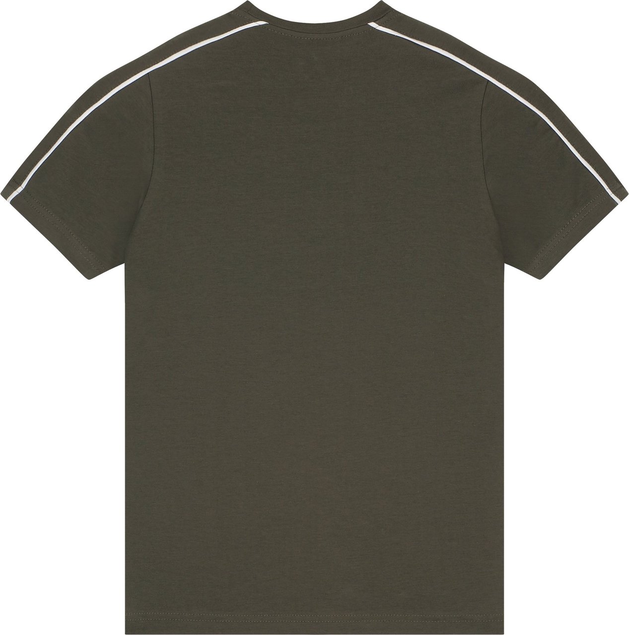 Malelions Coach T-Shirt- Army/White Groen