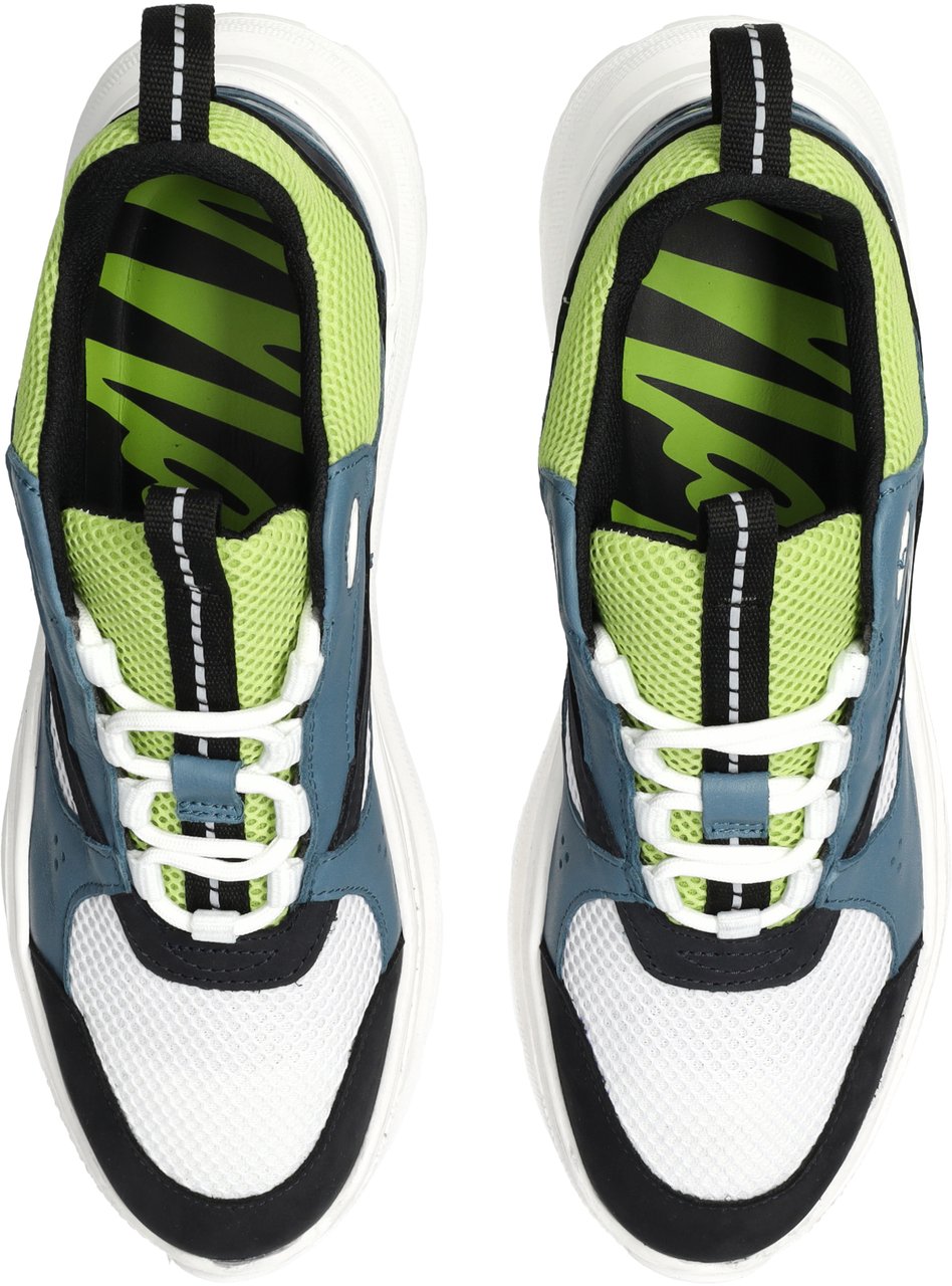 Malelions Mesh Runner - Lime Geel