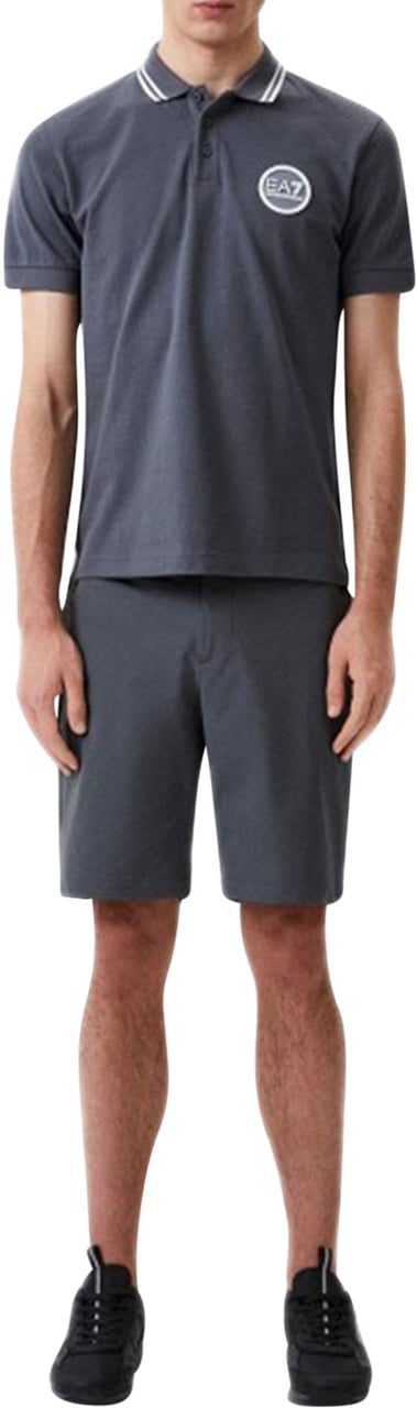 EA7 Polo Iron Gate Grijs