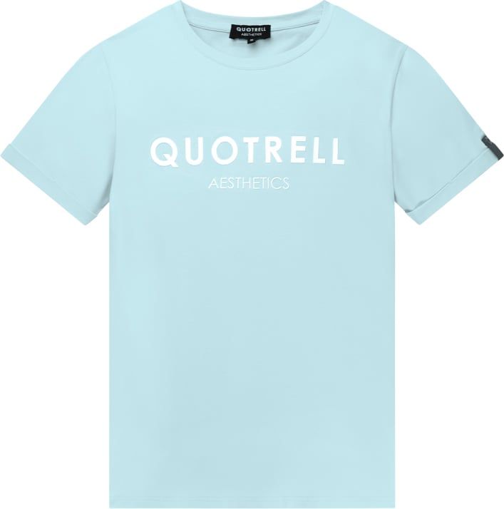Quotrell Denver T-Shirt | Light Teal / White Blauw