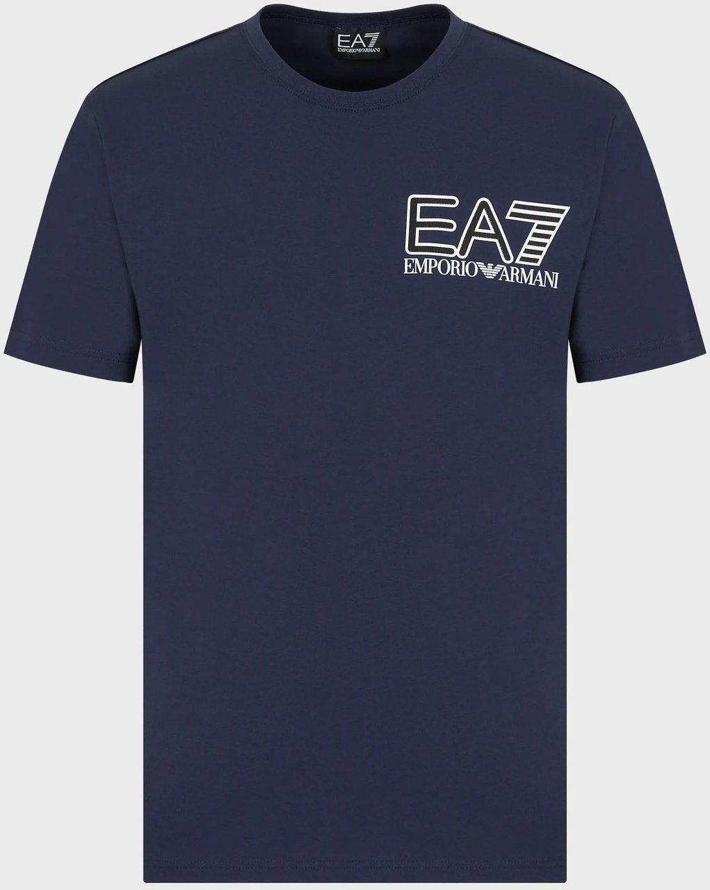 EA7 T-shirt Blauw Blauw